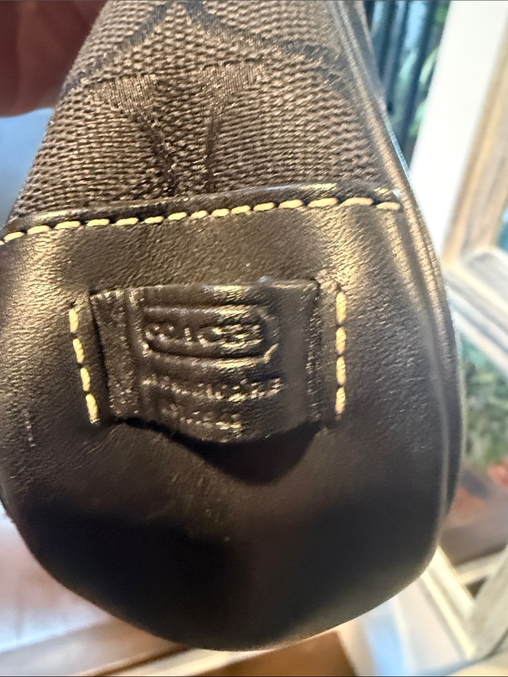 COACH Signature Mini Shoulder Bag - Picture 6 of 7